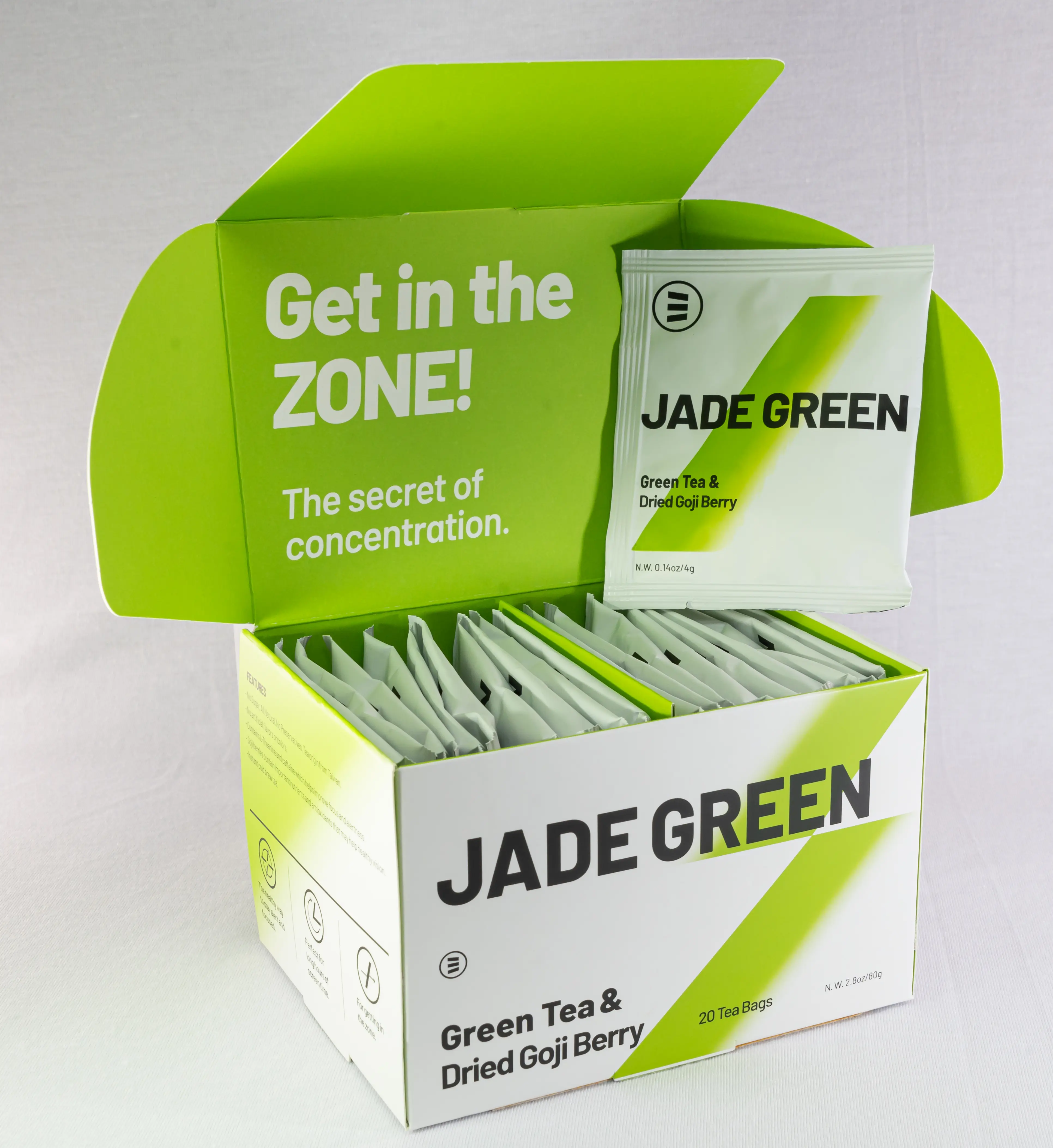 jade green pack